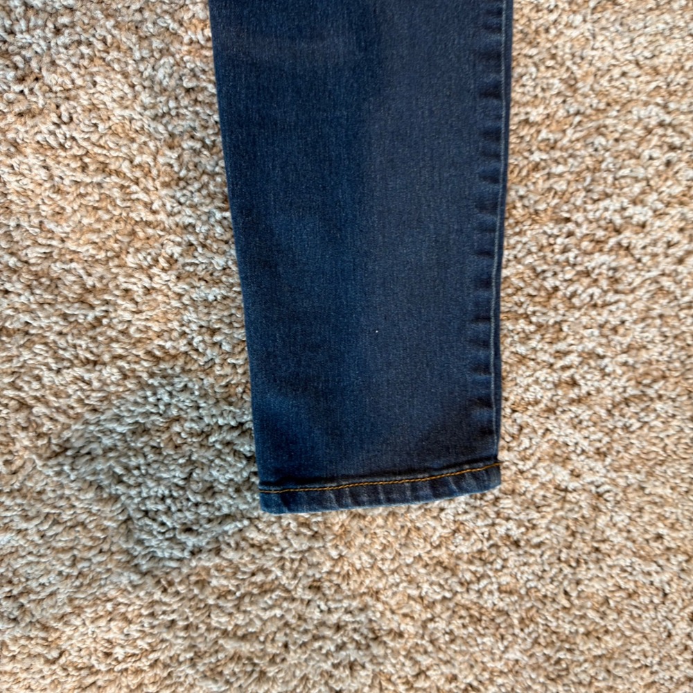 Free People Women Dark Wash Skinny Jeans Blue Denim Mid Rise Size 28 - Picture 11 of 12